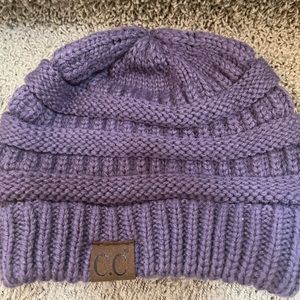 NWOT Dusty Purple C.C Knit Hat